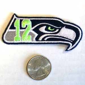 Seahawks patch iron on NFL Seattle football DIY